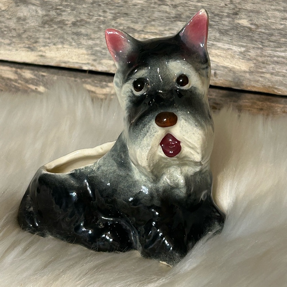 Vintage Scottie Dog Small Planter